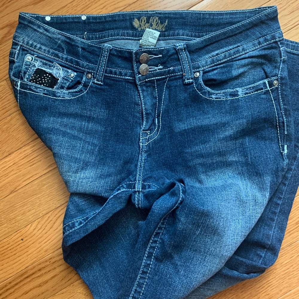 Red Rivet jeans. - Picture 4 of 4